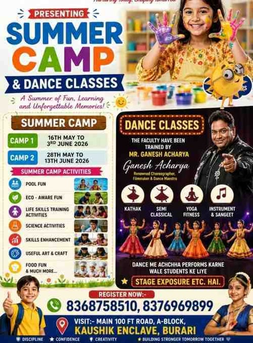 Second Home Playway & Daycare-Summer Camp and Dance Classes 2026