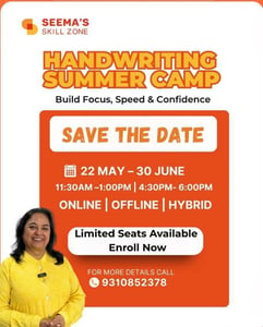 Seemas Skills Zone-Handwriting Summer Camp