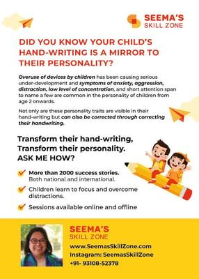 Seemas Skills Zone-Handwriting Classes