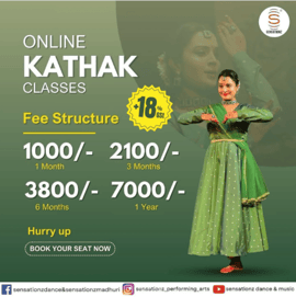 Sensationz Dance  -  Online Kathak Classes
