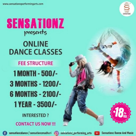 Sensationz Dance  -  Online Dance Classes