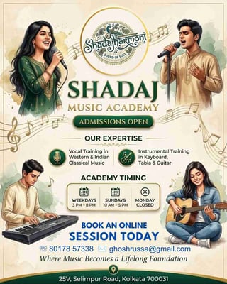 Shadajharmoni-Music and Instrumental Training