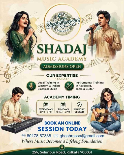 Shadajharmoni-Music and Instrumental Training
