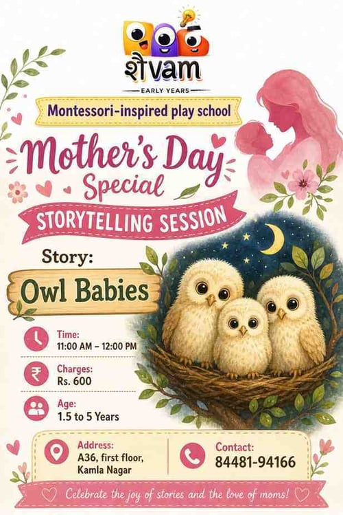 Shaivam Early Years-Mothers Day Special Storytelling Session