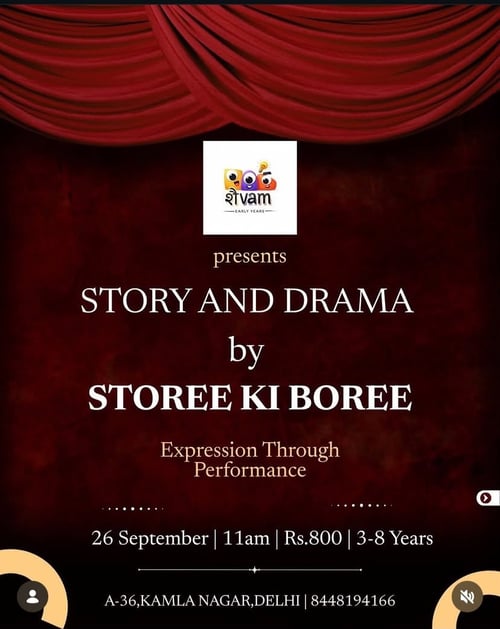 Shaivam Early Years-Story and Drama Workshop