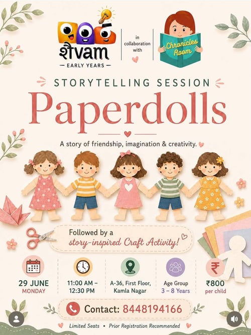 Shaivam Early Years-Storytelling and Craft Adventure for Kids