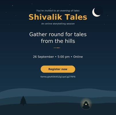 Shivalik Tales-An Evening of Stories from the Hills