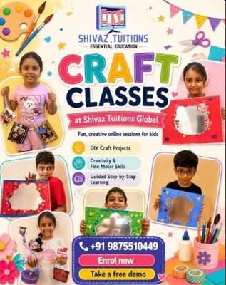 Shivaz Tuitions-Creative Craft Classes for Kids