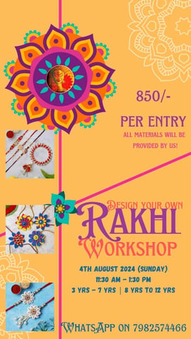 Shree Mahamaya Arts & Culture-Rakhi Workshop