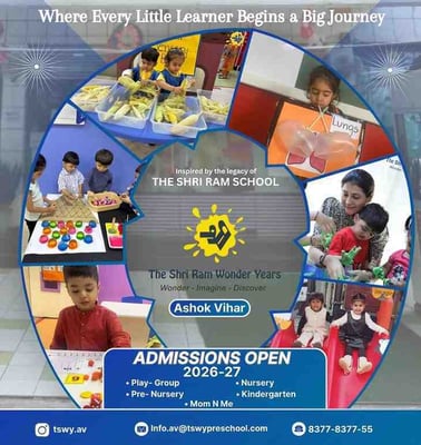 Shri Ram Global-Pre School-Admission Open 2026-27
