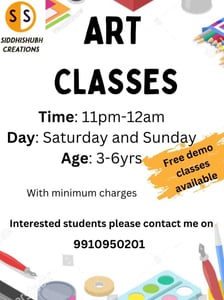 Siddhishubh Creations-Art Classes for kids