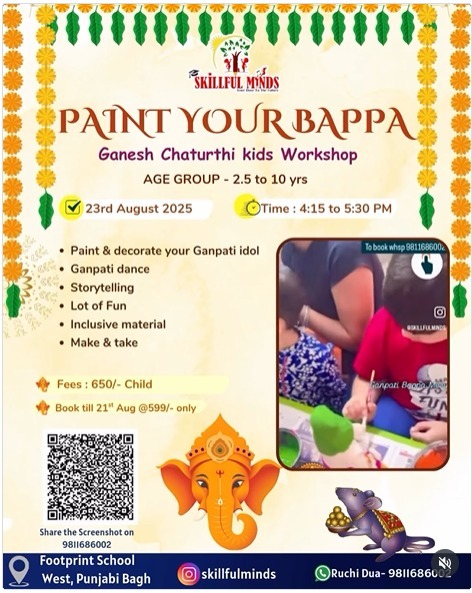 Skillful Minds  -  Ganesh Chaturthi Kids Workshop