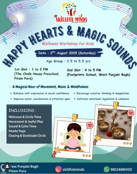 Skillful Minds  -  Wellness Workshop For Kids ( Pitampura )