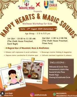 Skillful Minds  -  Wellness Workshop For Kids 2025 ( Pitampura )