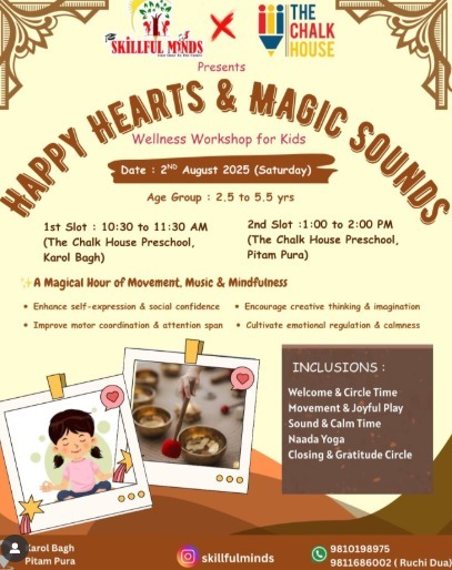 Skillful Minds  -  Wellness Workshop For Kids 2025 ( Pitampura )
