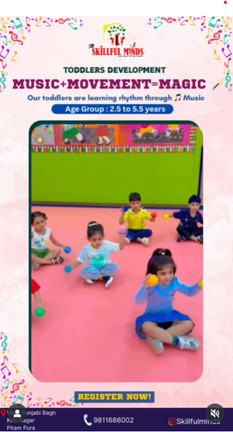 Skillful Minds -  Toddlers Music and Movement programme