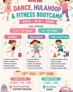 Skillful minds-Dance Hula Hoop and Fitness Bootcamp for Kids