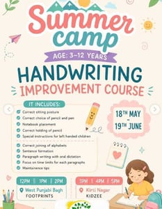Skillful minds-Handwriting Improvement Summer Course for Kids