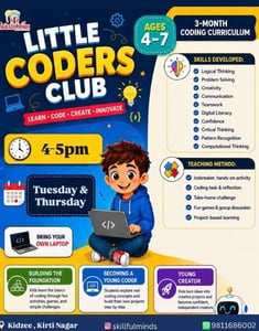 Skillful minds-Little Coders Club for Kids
