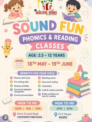 Skillful minds-Sound Fun Phonics & Reading Classes