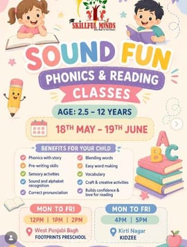 Skillful minds-Sound Fun Phonics & Reading Classes
