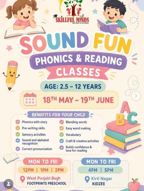 Skillful minds-Sound Fun Phonics & Reading Classes