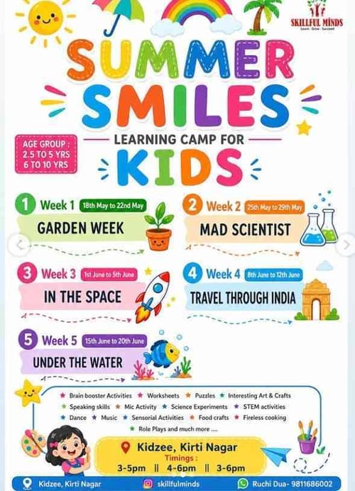 Skillful minds-Summer Smiles for Kids