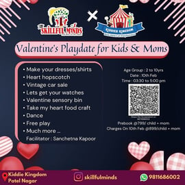 Skillful minds-Valentine's Playdate For Kids & moms