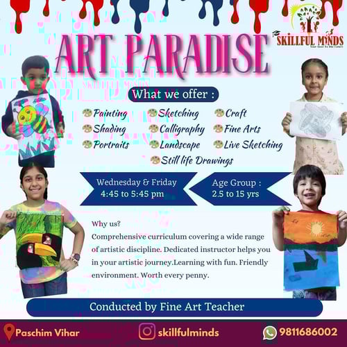 Skillful minds-Art Paradise For Kids