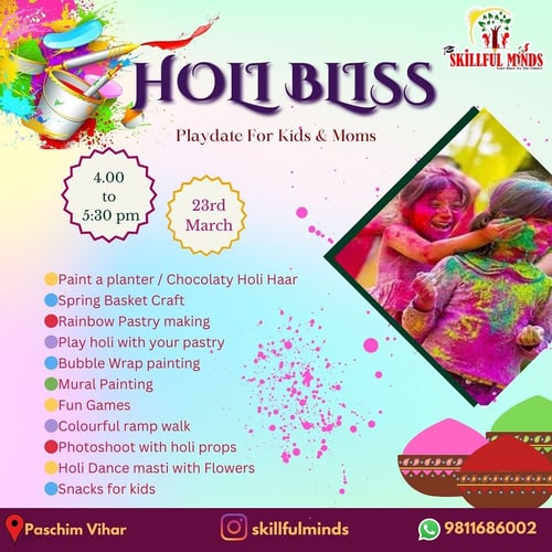 Skillful minds-Holi Bliss For Kids & Moms