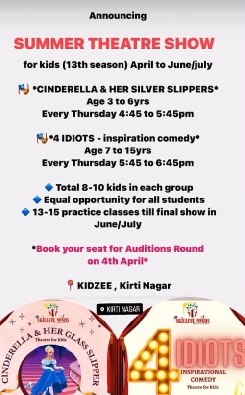 Skillful minds-Summer Theatre show