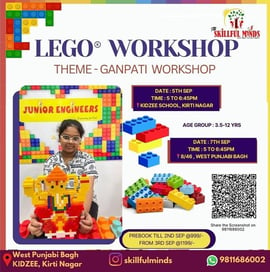 Skillful minds-Lego workshop (theme ganpati workshop)