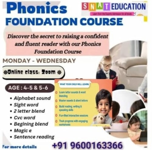 Snat Education - Phonics Foundation Course