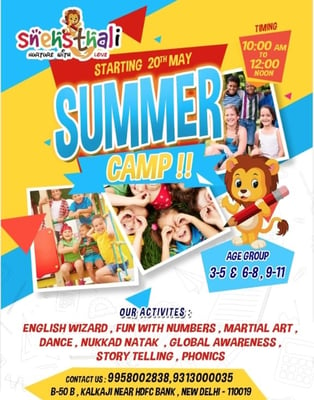 Snehsthali-Summer Camp