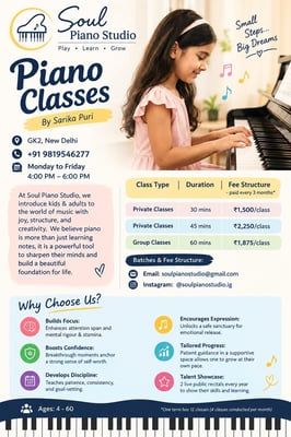 Soul Piano Studio-Piano Classes for Kids