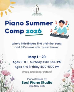 Soul Piano Studio-Piano Summer Camp 2026