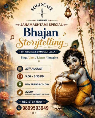 SoulScape-Krishna Janmashtami Special Bhajan Storytelling