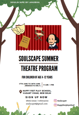 Soulscape And Happy Feet-Summer Theatre Program