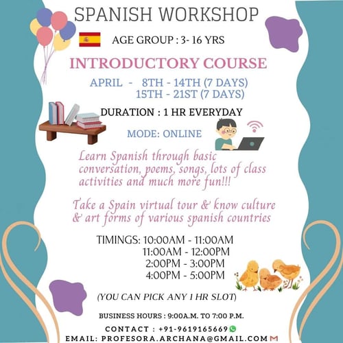 Spanish Summer Camp-Spanish Workshop