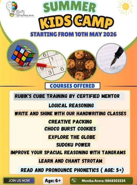 Sparkling minds-Summer Kids Camp