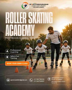 Sport's Hub Gurugram-Roller Skating Academy for Kids