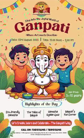 Sprouting Seeds  -  Eco Friendly Ganpati Celebration