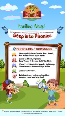 Sprouting Seeds - Phonics Classes