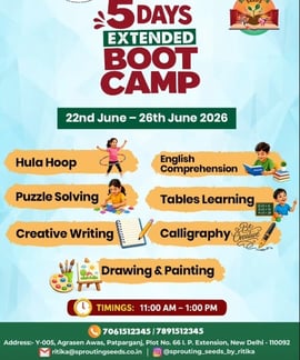 Sprouting Seeds by Ritika-Boot Camp for Kids