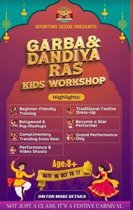 Sprouting Seeds by Ritika-Garba and Dandiya Ras Kids Workshop