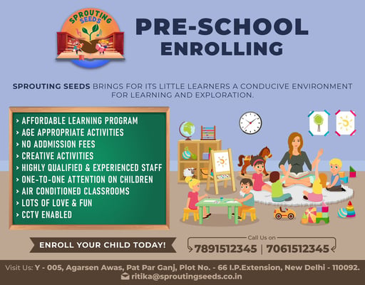 Sprouting Seeds by Ritika-Pre School Enrolling