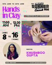 Sri Aurobindo Centre for Arts and Creativity-A Creative Clay Workshop