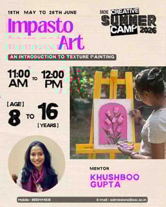 Sri Aurobindo Centre for Arts and Creativity-Impasto Art Introduction to Texture Painting