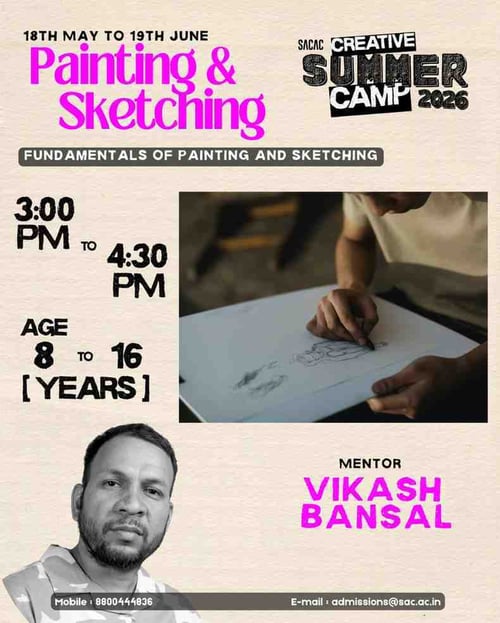 Sri Aurobindo Centre for Arts and Creativity-Painting & Sketching Fundamentals Classes