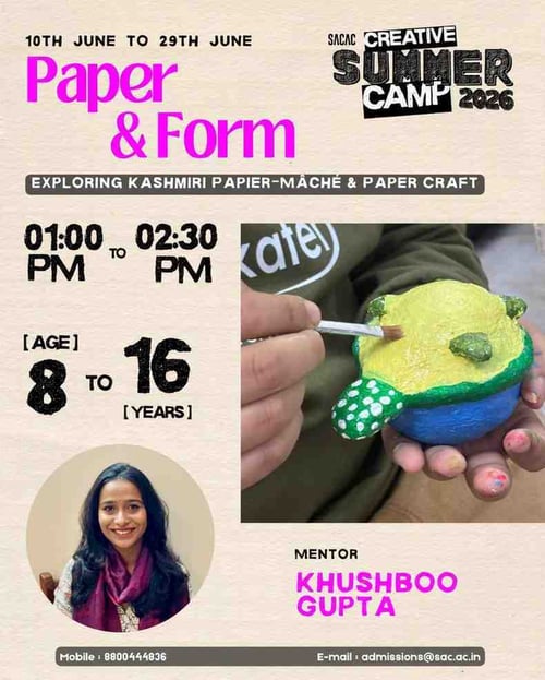 Sri Aurobindo Centre for Arts and Creativity-Paper and Form Kashmiri Papier Mâché and Paper Craft
